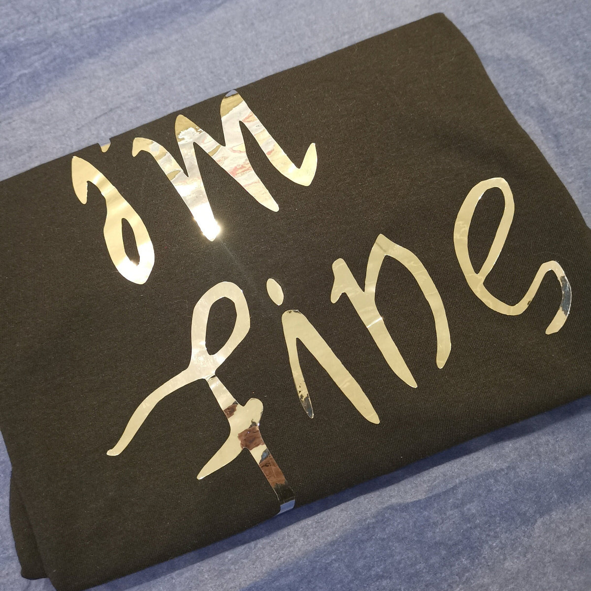 BTS-Inspired “I’m Fine / Save Me” Black T-Shirt