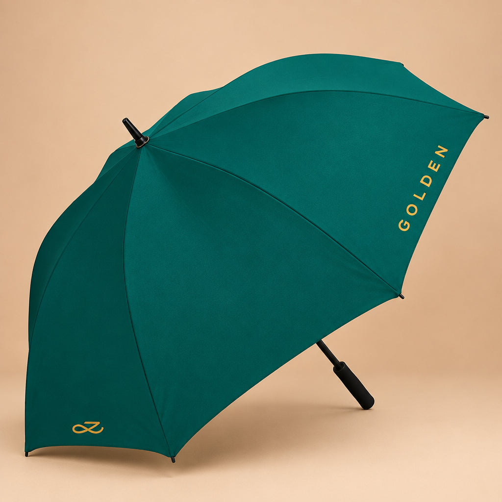Jungkook-Inspired GOLDEN Golf Umbrella