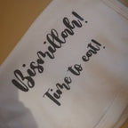 'Bismillah! Time to eat!' bib