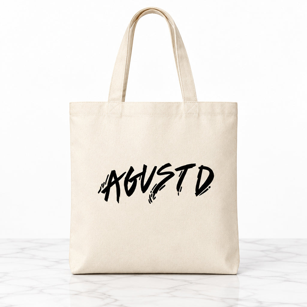 AGUSTD of BTS tote bag