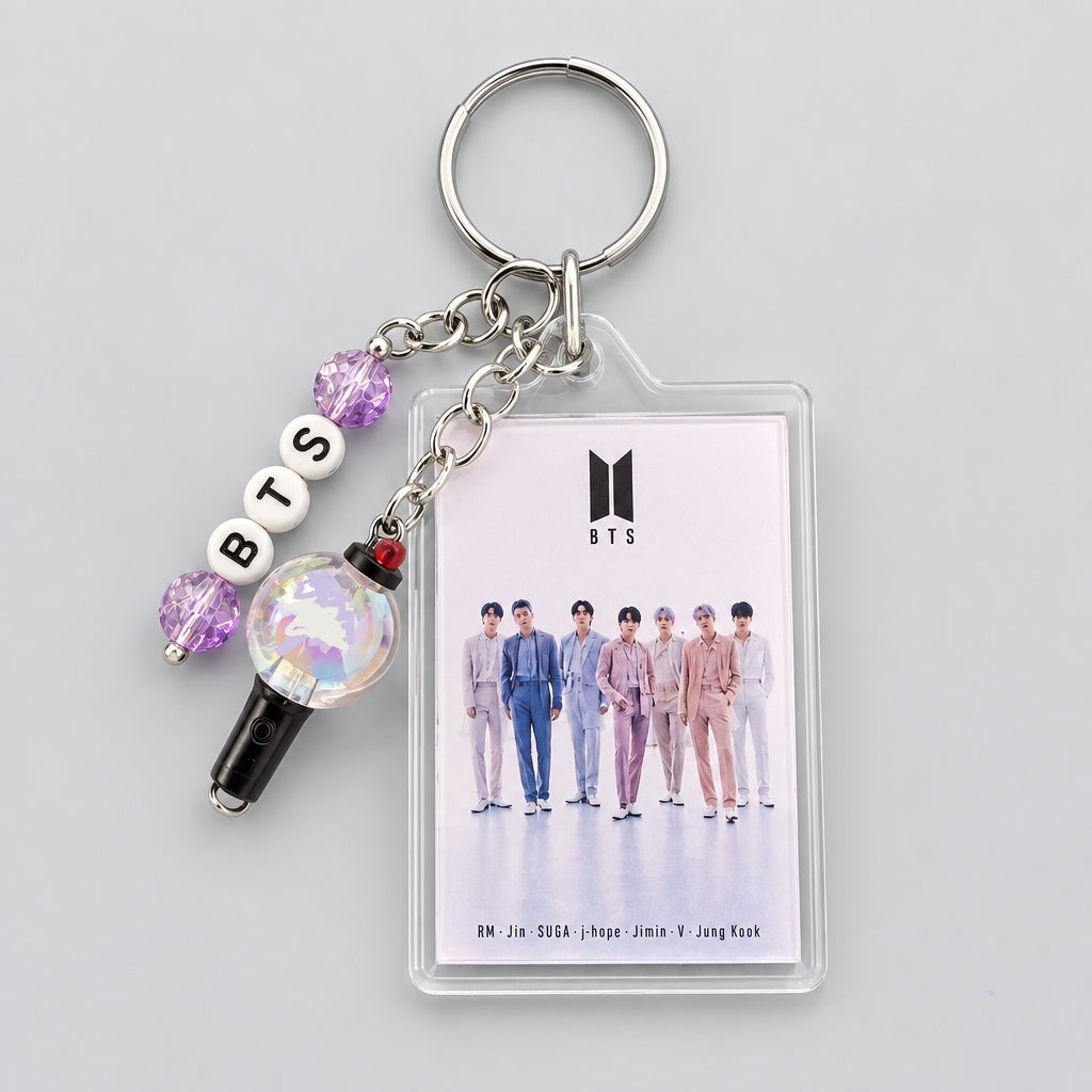 BTS edition keyring charm