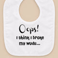 'Oops! I broke my wudu' bib