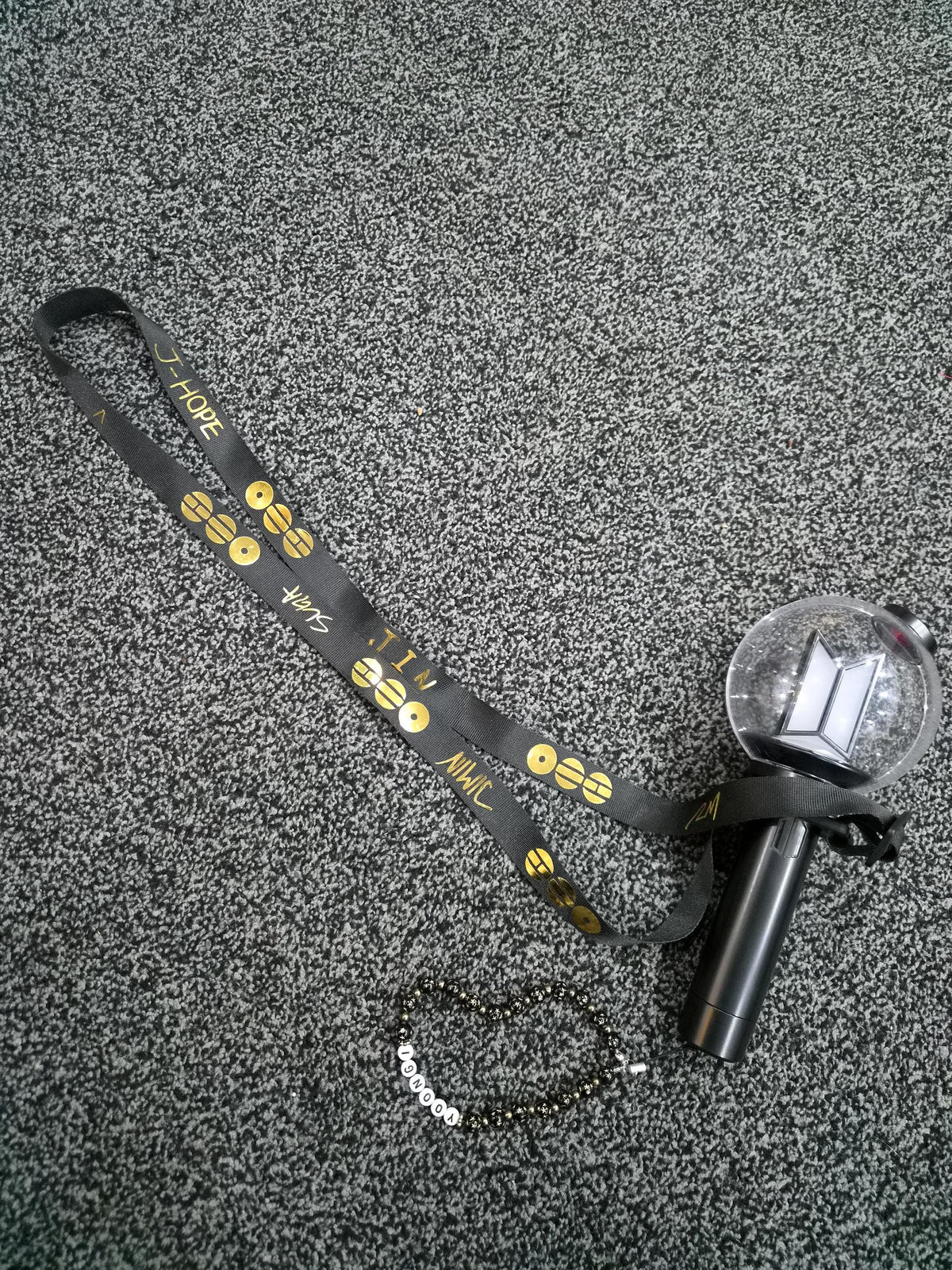 Arirang lightstick holder, lanyard BTS