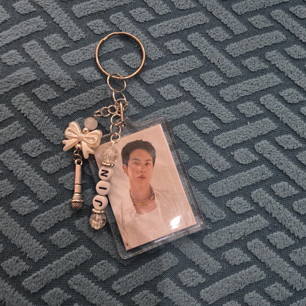Fan made Jin of BTS edition keyring charm