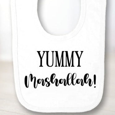 'Yummy Mashallah' bib