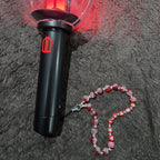 Fan made BTS Arirang lightstick red wrist band charm