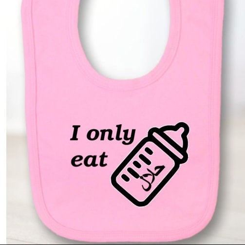 'I only eat halal' bib
