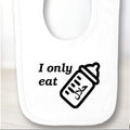 'I only eat halal' bib