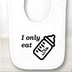 'I only eat halal' bib