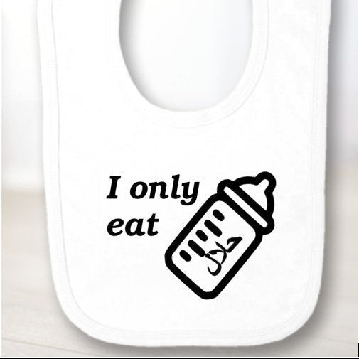 'I only eat halal' bib