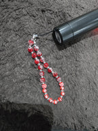 Fan made BTS Arirang lightstick red wrist band charm