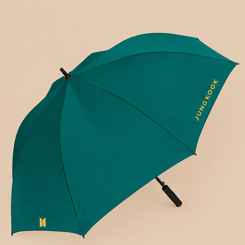 Jungkook-Inspired GOLDEN Golf Umbrella
