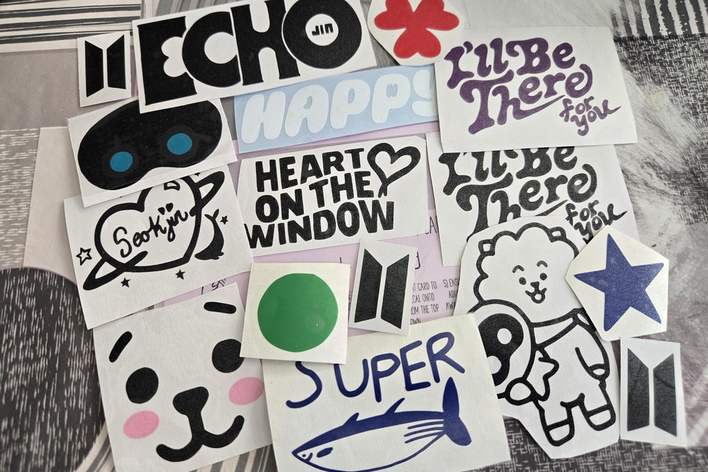 Jin of BTS edition stickers