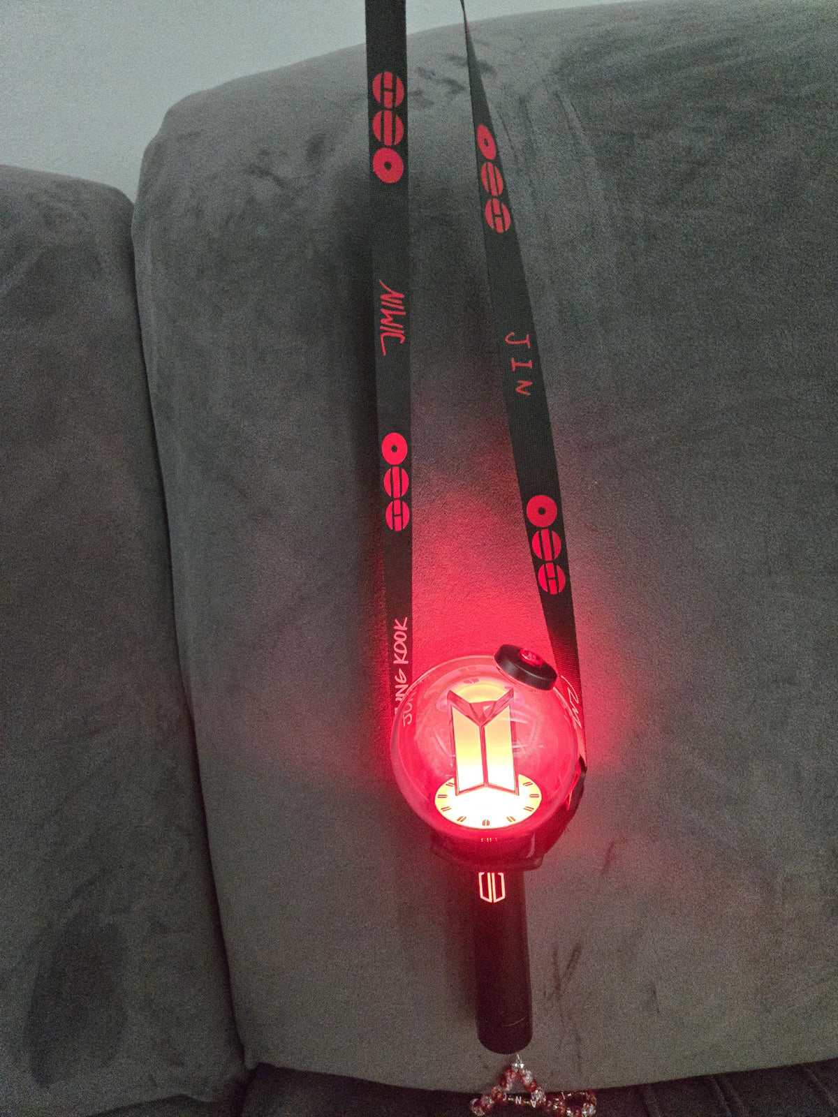 Arirang lightstick holder, lanyard BTS