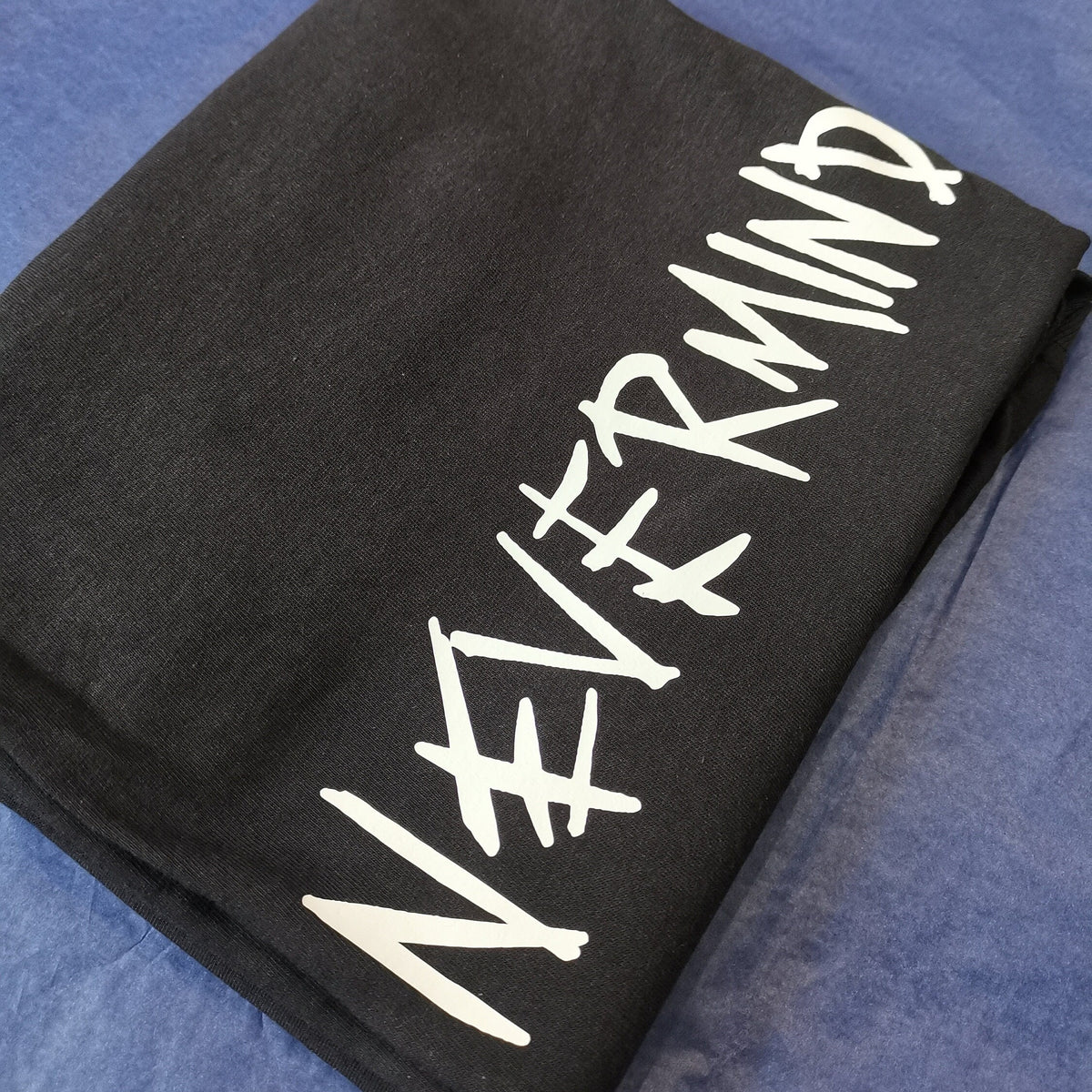 Jimin of BTS-Inspired “NEVERMIND” Black T-Shirt