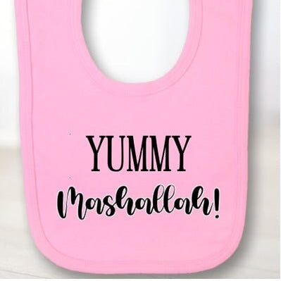 'Yummy Mashallah' bib