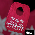 “Ho Ho Ho” Christmas Baby Bib