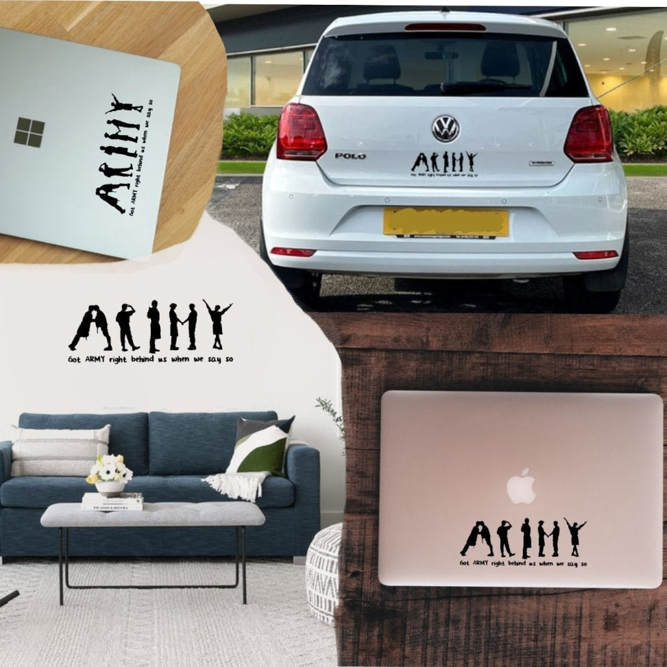 BTS-Inspired “ARMY” Vinyl Decal