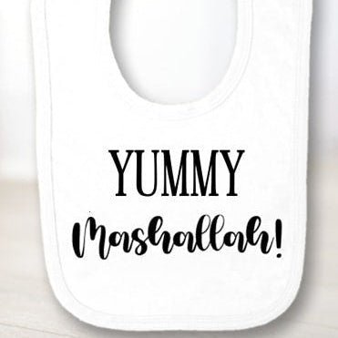 'Yummy Mashallah' bib