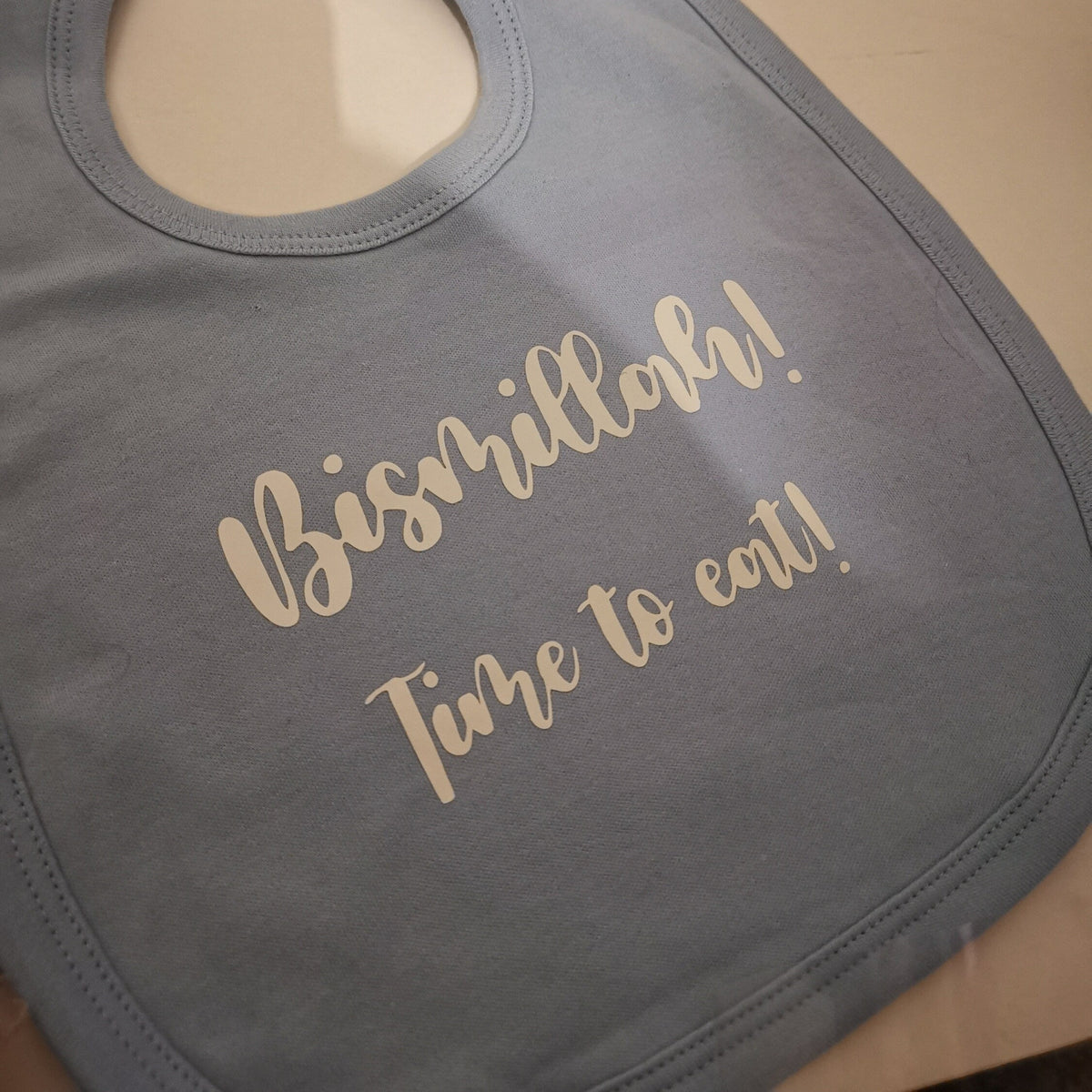 'Bismillah! Time to eat!' bib
