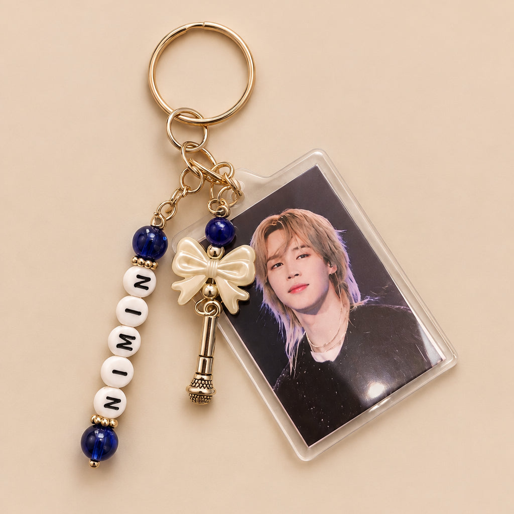 Jimin of BTS edition keyring charm : Fan made