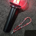 Fan made BTS Arirang lightstick red wrist band charm
