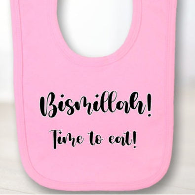 'Bismillah! Time to eat!' bib