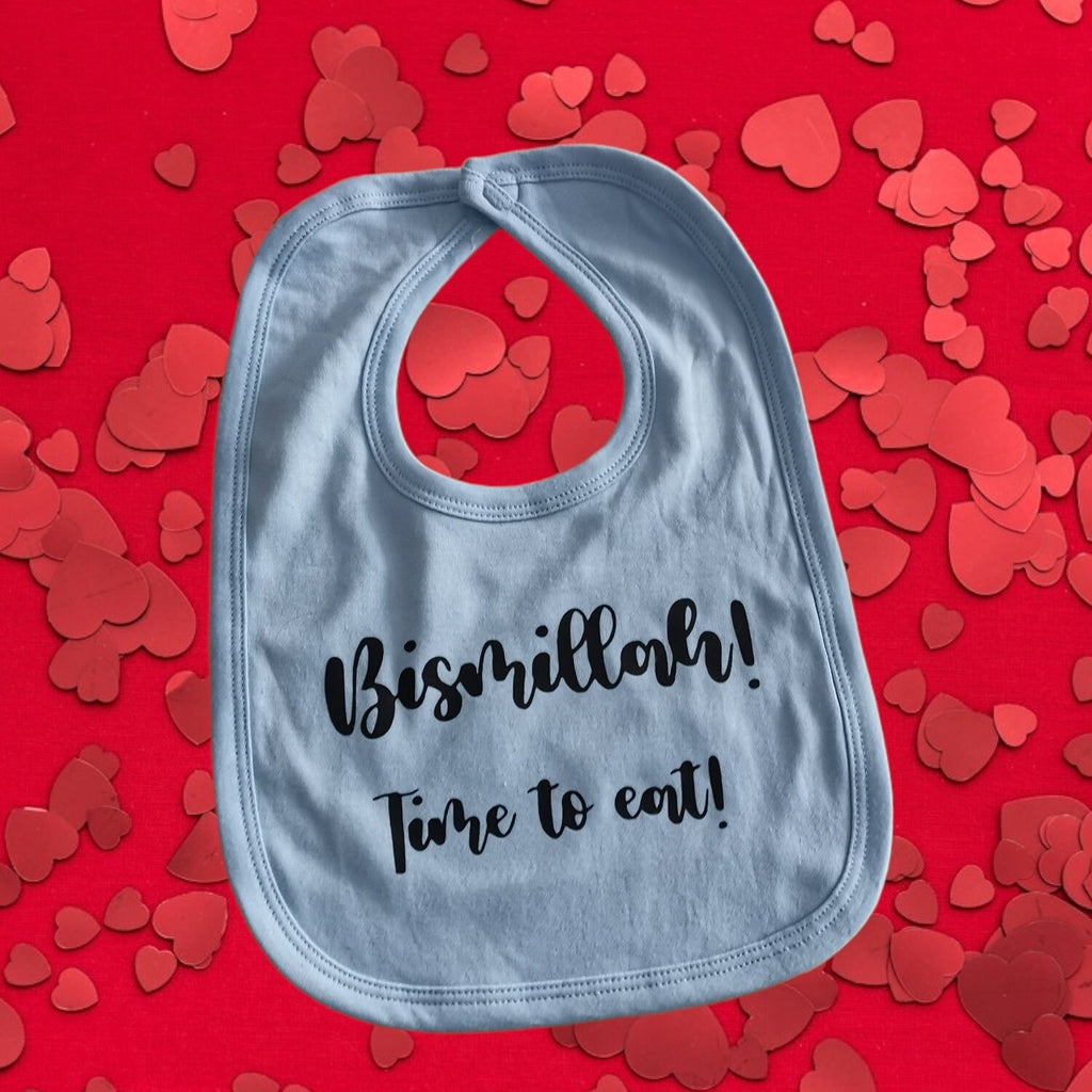 'Bismillah! Time to eat!' bib