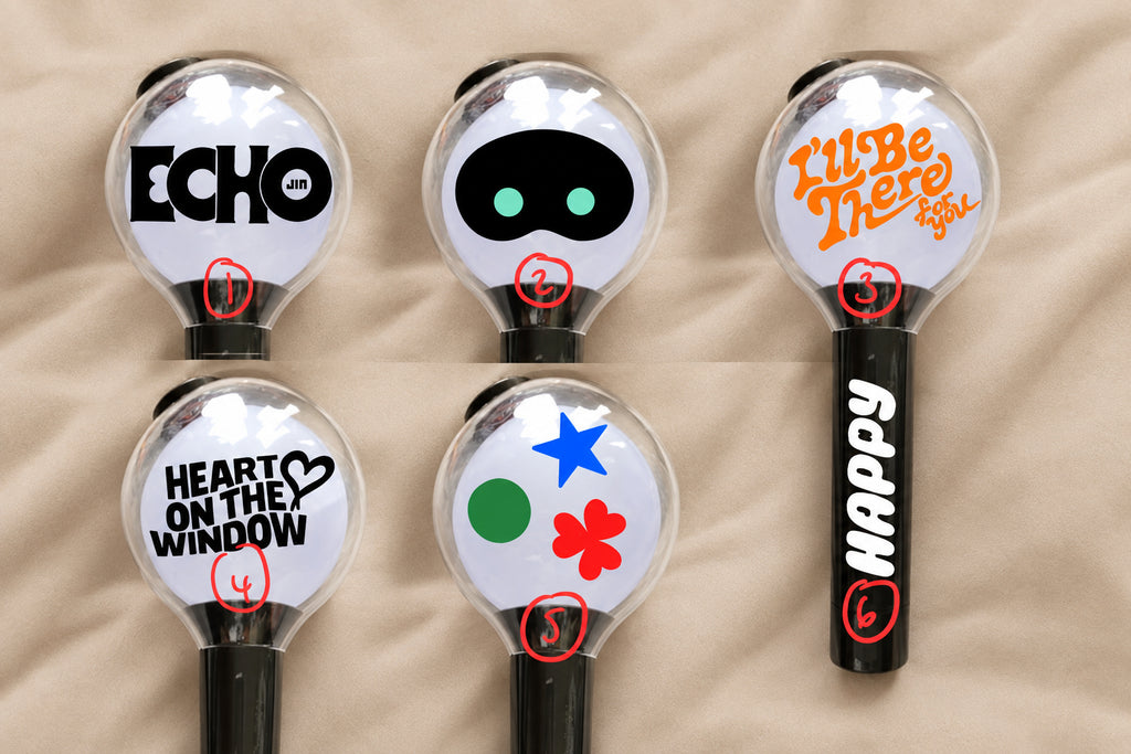 Jin of BTS edition stickers